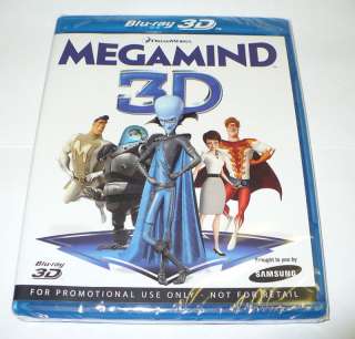 MEGAMIND 3D BLU RAY Movie Exclusive BRAND NEW SEALED  