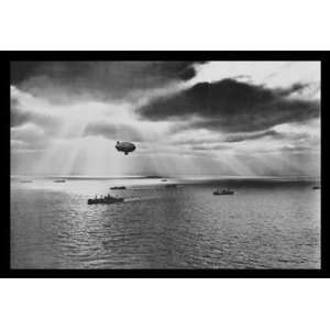  United Nations Convoy Peacefully Sailing 12x18 Giclee on 