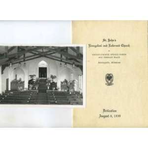  St Johns E & R Church Minnapolis Dedication 1939 
