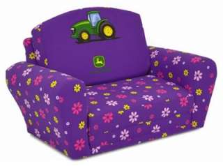   CHILDRENS SLEEPOVER SOFA ~ JOHN DEERE ~ Purple Couch ~ 1850  