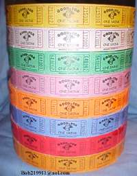  roll drink tickets tickets this auction is for 1 roll of 2000 good 