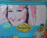 Disney The Suite Life Of Zack & Cody Full Sz Sheets Set  