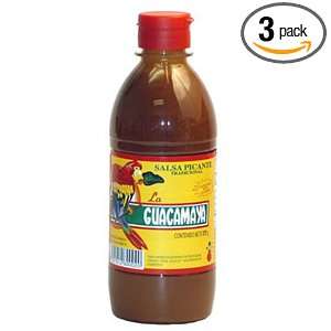 La Guacamaya Salsa Picante, 13.22 Ounce Bottle (Pack of 3)  