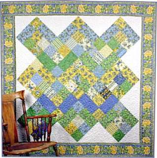 AFTERNOON CHARM Charm Pack QUILT PATTERN Sunshine Fabri  