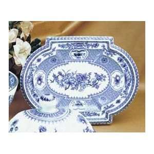 Imperial Blue Pitcher Platter Only (Blue and White)  
