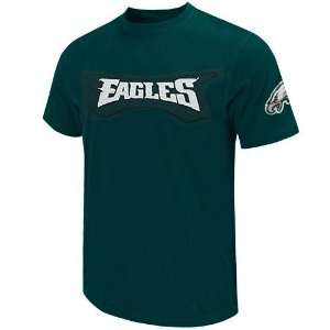 NFL Philadelphia Eagles Green Zone Blitz Applique Premium T shirt 
