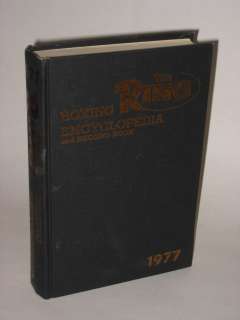 1977 THE RING BOXING ENCYCLOPEDIA & RECORD BOOK Illustd  