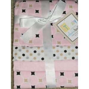  Festivity 4 Pack Receiving Blankets for Baby Girl Pink 