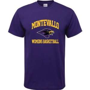  Montevallo Falcons Purple Youth Womens Basketball Arch T 