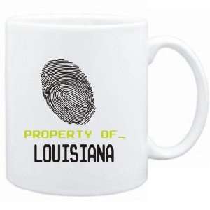  Mug White  Property of _ Louisiana   Fingerprint  Female 