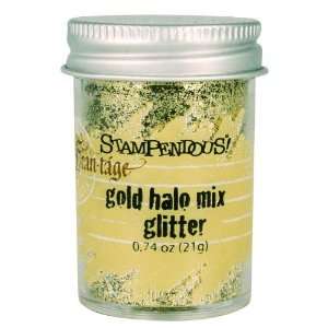  Stampendous Frantage Halo Glitter Mix, Gold Color Arts 