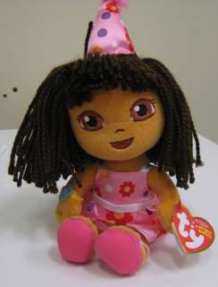TY Beanie Babies 8 Happy Birthday Dora the Explorer  
