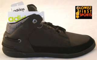 Adidas Utility Deck David Beckham DB G52197 Black Leather Shoes Mens 8 