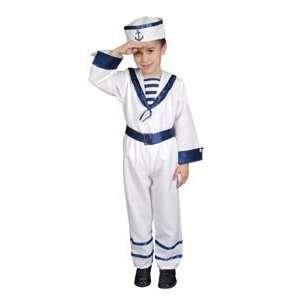   Deluxe Sailor Boy Child Costume Dress Up Set Size 16 18 Toys & Games