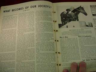 1940s Horse RACE REVIEW Green Sheet GULFSTREAM Sunshine  