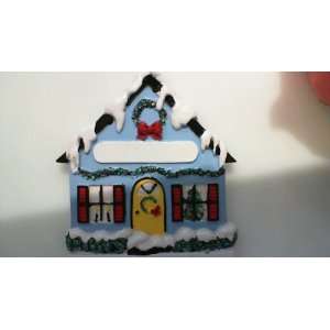  4048 Christmas House Personalized Christmas Holiday ornament 