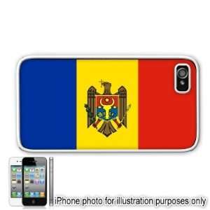 Moldova Flag Apple Iphone 4 4s Case Cover White