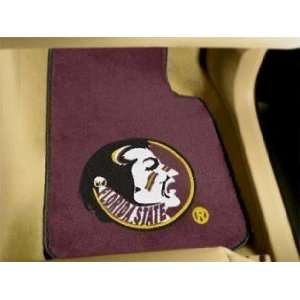  NCAA Florida State Seminoles Logo 2 Car  Auto Mat Set 