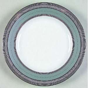   Silk Ribbon Slate Salad Plate, Fine China Dinnerware: Kitchen & Dining