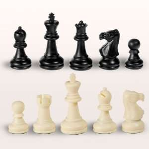  4 PLASTIC TRIPLE WEIGHT CHESS PIECES Toys & Games