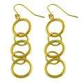 14k Yellow Gold Infinity Hoop Earrings  Overstock