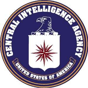CIA seal sticker vinyl decal 4 x 4
