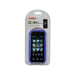  Cellet Samsung Instinct M800 Blue Jelly Case: Cell Phones 
