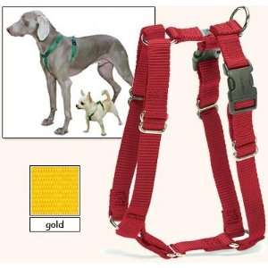 Sure Fit Dog Harness, 5 Way Adjustability for a Perfect Fit (Gold, X 