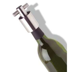  Secur Seal Champagne Wine Stopper Stainless Steel: Kitchen 