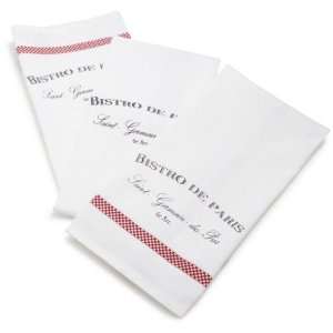 French Bistro Kitchen Towels, Set of 3 