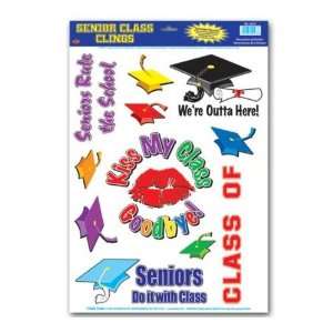  Senior Class Clings Party Accessory (1 count) (11/Sh 