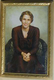 Woman Portrait by Harold Francis Walenta (American, 1904  1996). Oil 