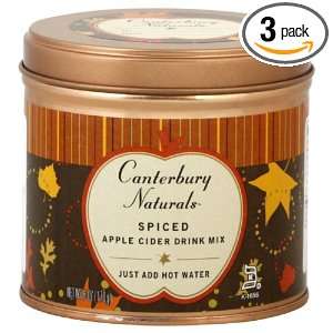 Canterbury Naturals Spiced Apple Cider Mix, 6 Ounce (Pack of 3)