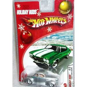   Hot Wheels 2005 Holiday Rods 1940 Ford Coupe SILVER 4/5: Toys & Games