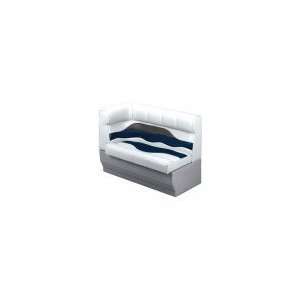  Wise Right Corner Bench Seat   White/Blue/Charcoal   33H 