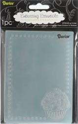 New Darice A2 EMBOSSING ESSENTIALS FOLDER Textured Diecuts for 