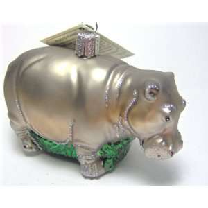  Old World Christmas Hippopotamus Ornament: Home & Kitchen