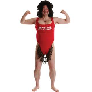 Scary Mary Life Guard Mens Funny Fancy Dress Costume  