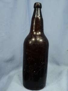 1880s   1890s Schlitz Brewing Company Bottle 1 qt Brown Glass  