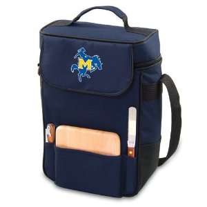   Cowboys Duet Style Wine and Cheese Tote (Navy)