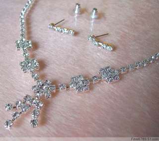 Lots Fashion 10Sets Mixed Crystal Rhinestone Necklaces&Earrings  