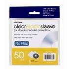 Merax Clear Plastic Sleeves without Flap (for CD/DVD protection), 50pk