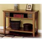 Famous Brand Sofa Table / TV Console in LightBrown Finish