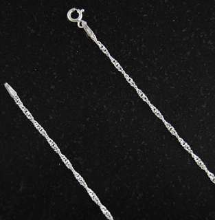   Singapore Rope 2mm Necklace Chain Solid .925 Italian Jewelry  