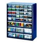  On DSB 39 39 Bin Plastic Drawer Parts Storage Organizer Cabinet, Blue