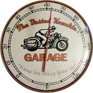 The Busted Knuckle Garage Vintage Motorcycle Thermometer 