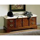 Powell Company Storage Cedar Chest with Upholstered Seat in Classic 