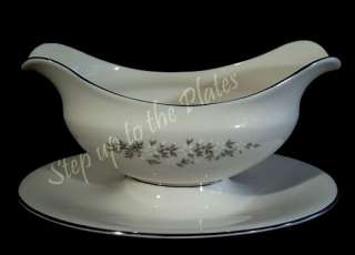 Lenox China BROOKDALE Gravy Sauce Boat & Attached Liner  