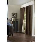   Color Grommet Top Curtain Panel in Chocolate   Size 84 H x 50 W