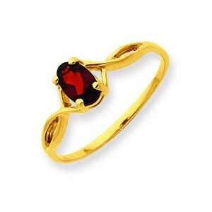  14k Garnet Birthstone Ring, Size 6 Jewelry